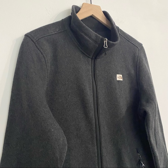 The North Face Size XL Black Heather Crescent Full Zip Jacket - Picture 4 of 12